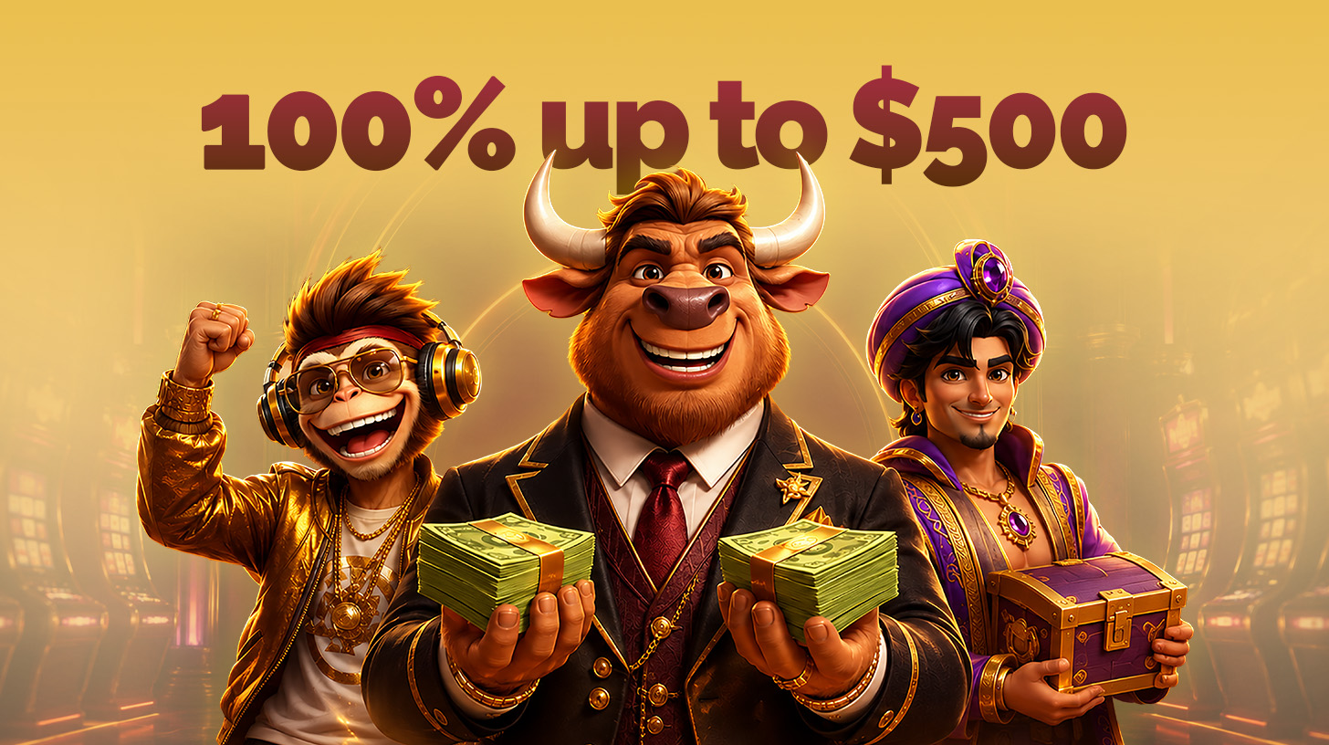 Welcome Offer 100% up to $500